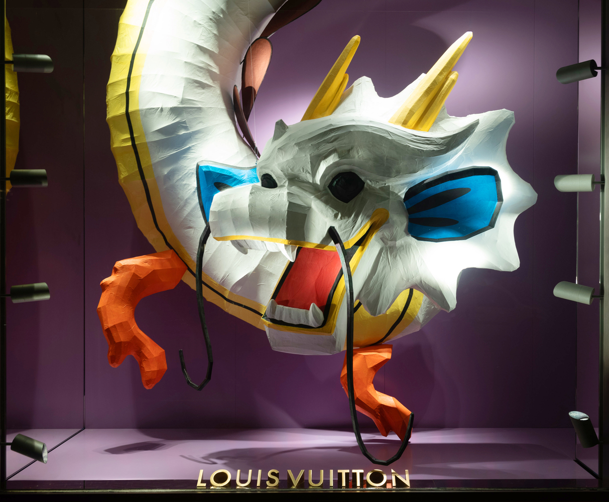 Louis Vuitton  - Installation by Mathilde Nivet 